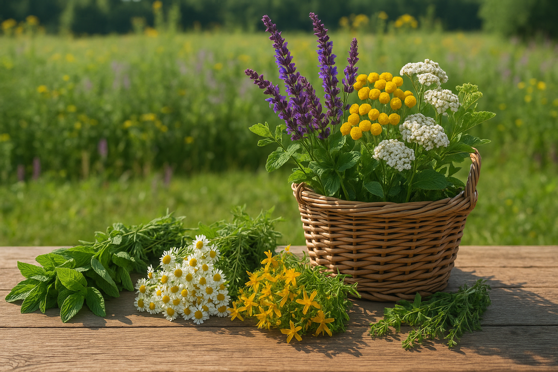 🌿 Le ramassage des plantes pour les tisanes : entre tradition, nature et savoir-faire